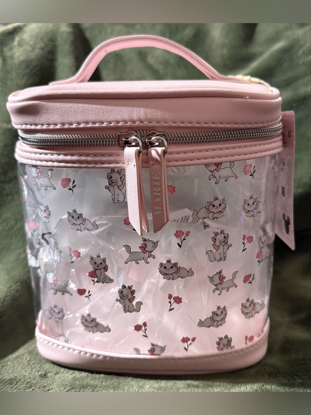 Disney x Primark The Aristocats “Marie” Light Pink Clear Cosmetic Pouch *NWT